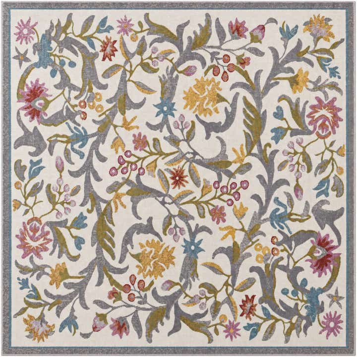 6' x 6' Blossom Square Rug