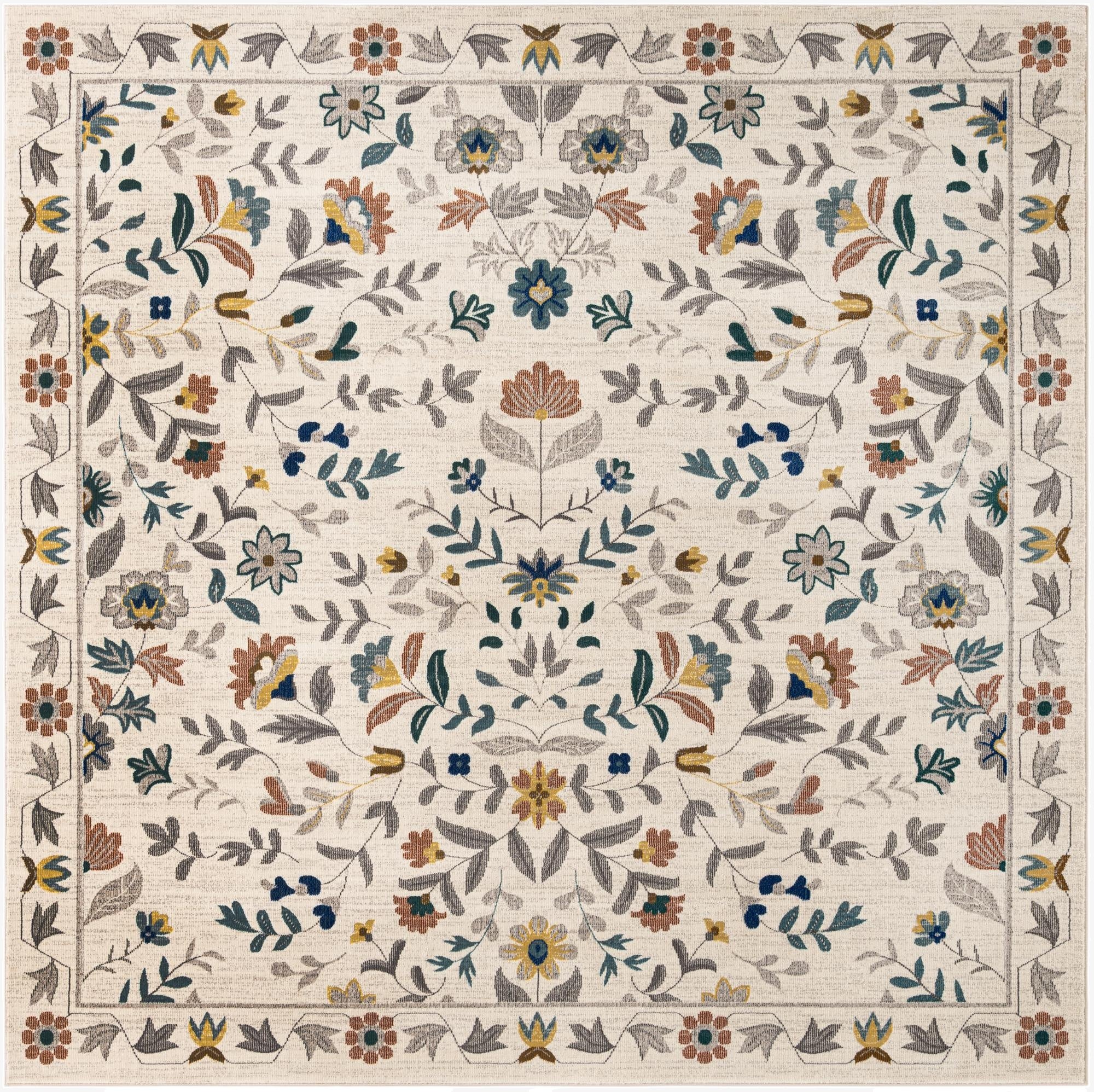 8' x 8' Blossom Square Rug