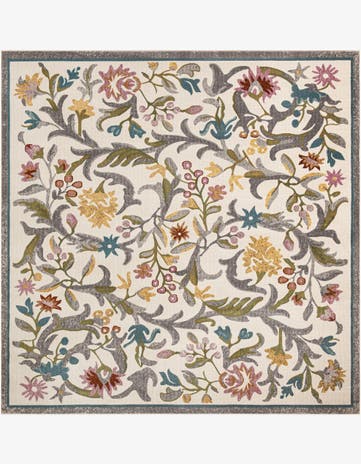8' x 8' Blossom Square Rug
