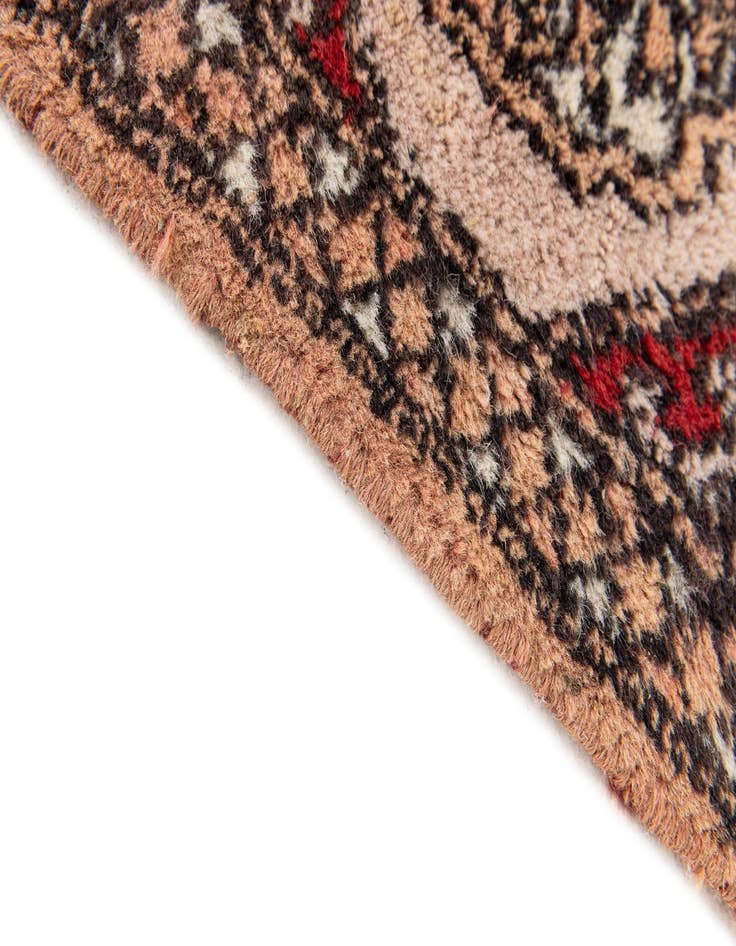 Detail image of 1' x 1' Hand Knotted Bokhara Wool Square Rug