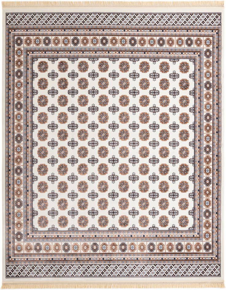 Detail image of 10' x 10' Bokhara Square Rug