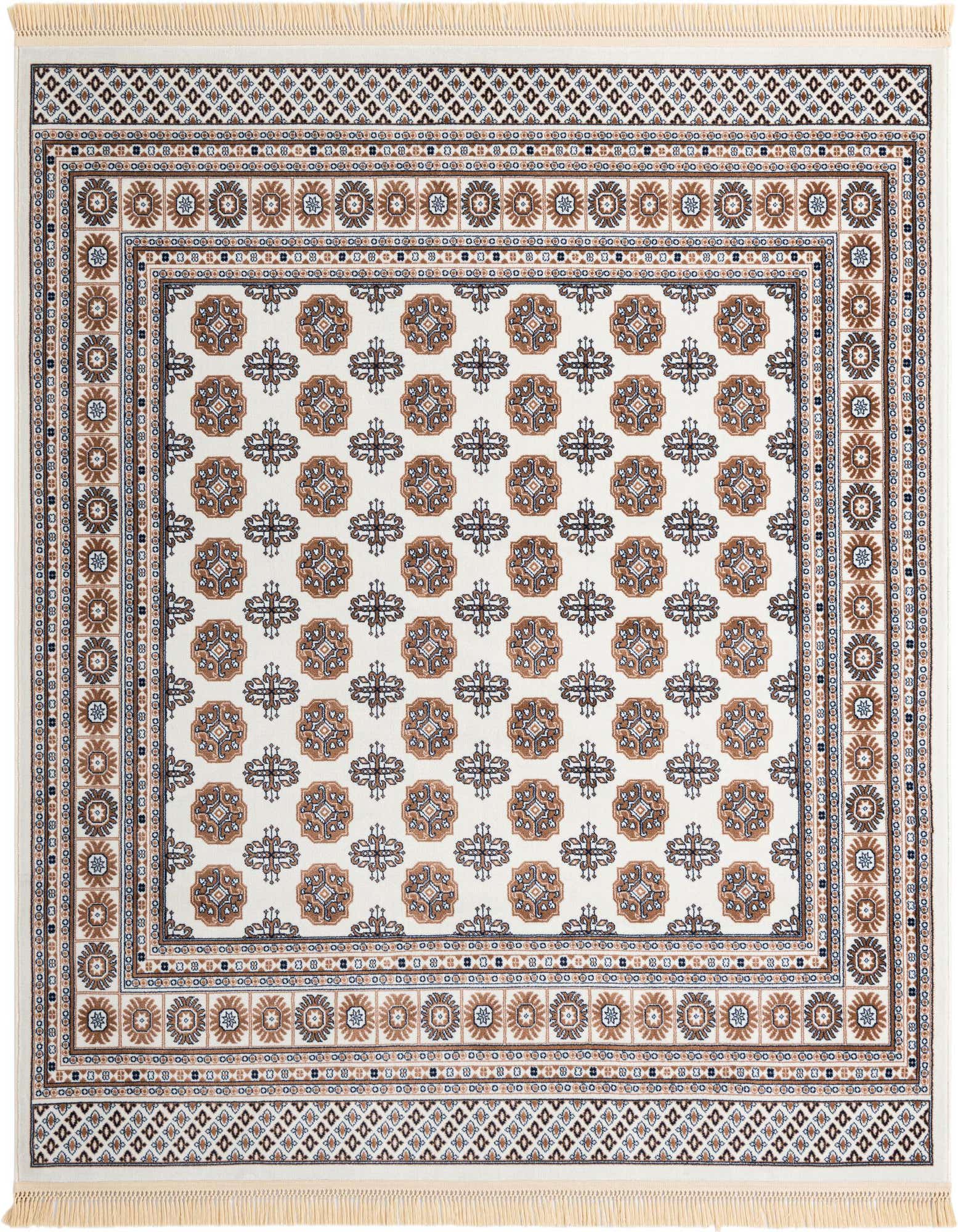 7' 10 x 7' 10 Bokhara Square Rug