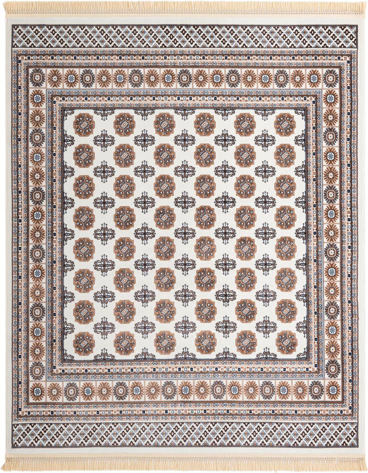 Detail image of 7' 10 x 7' 10 Bokhara Square Rug
