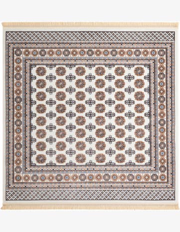 7' 10 x 7' 10 Bokhara Square Rug