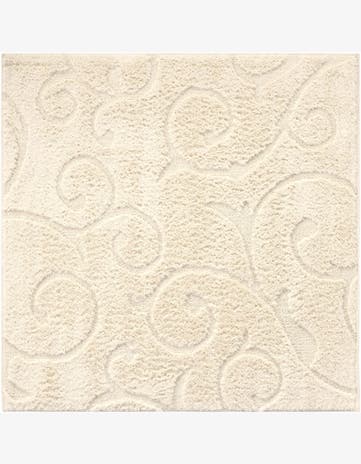 5' x 5' Botanical Shag Square Rug