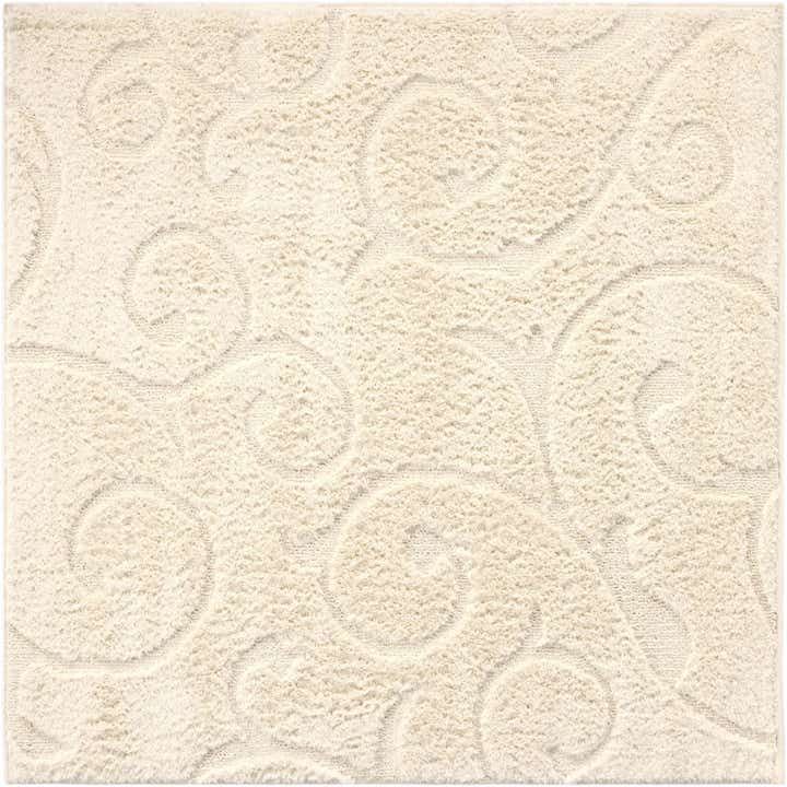 5' x 5' Botanical Shag Square Rug