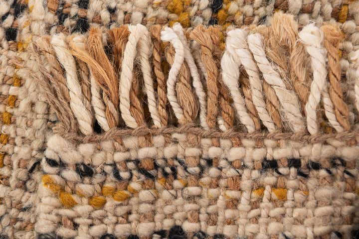 1' 7 x 1' 7 Handmade Braided Jute Square Rug