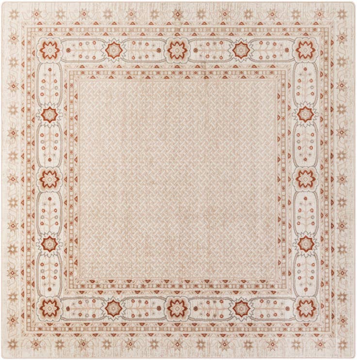 Detail image of 7' 10 x 7' 10 Charlotte Square Rug