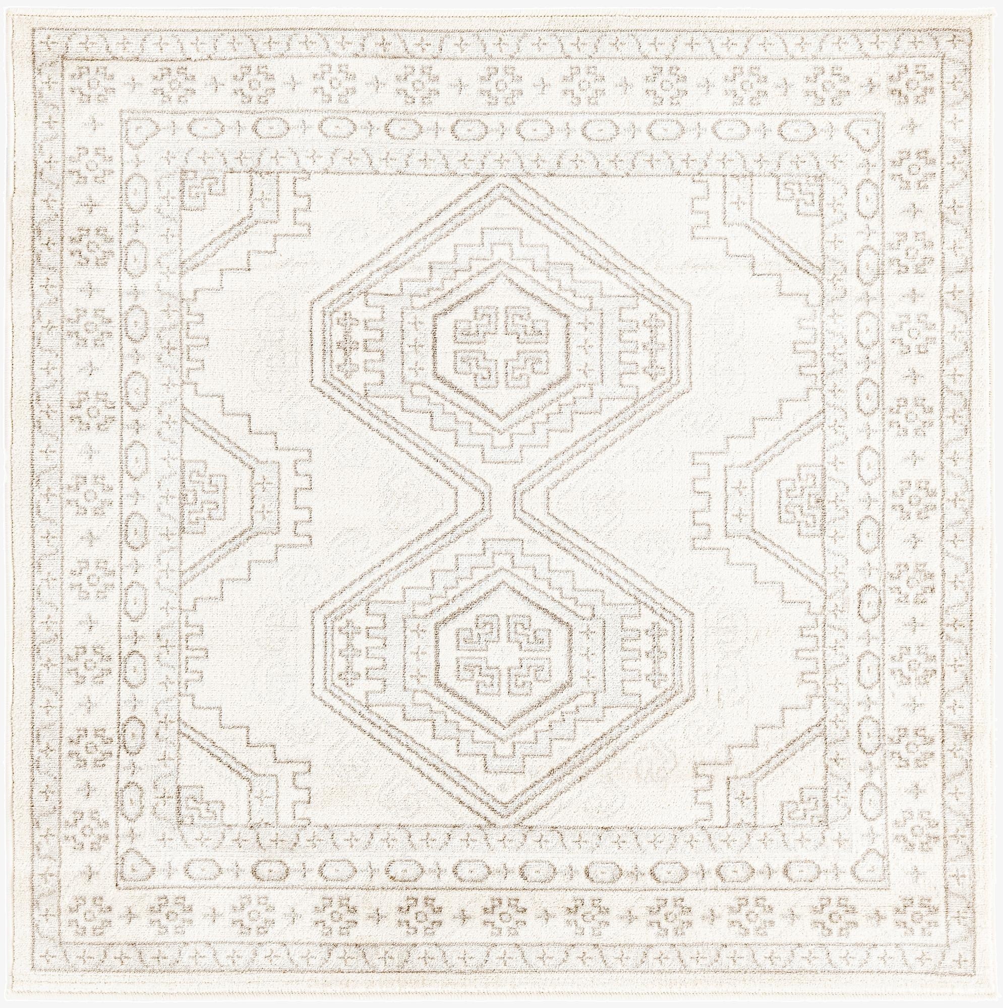 4' x 4' Charlotte Square Rug