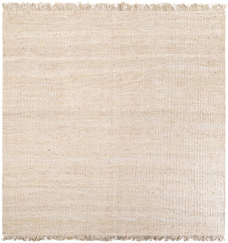 Detail image of 10' x 10' Hand Woven Chunky Jute Square Rug