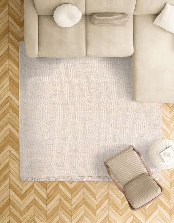 10' x 10' Hand Woven Chunky Jute Square Rug