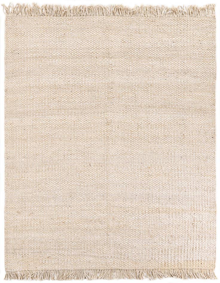 Detail image of 7' 10 x 7' 10 Hand Woven Chunky Jute Square Rug