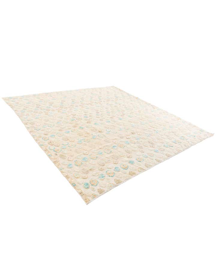 8' 8 x 8' 10 Hand Knotted Darya Wool Square Rug