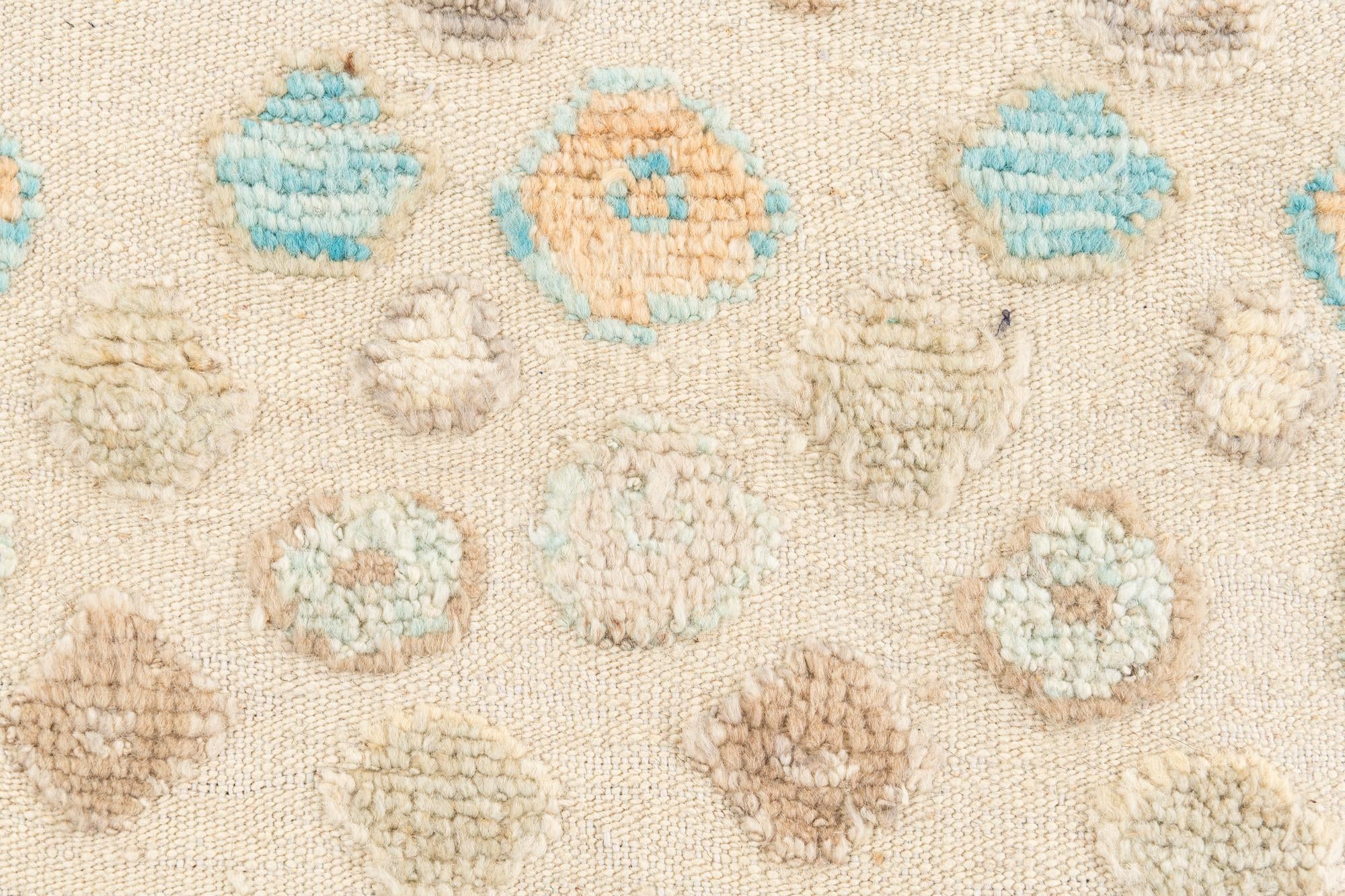 8' 8 x 8' 10 Hand Knotted Darya Wool Square Rug