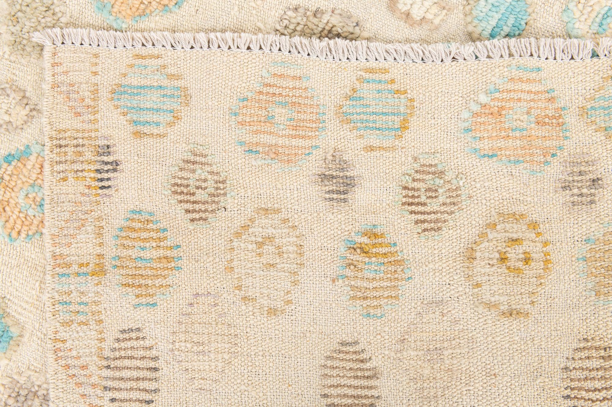 8' 8 x 8' 10 Hand Knotted Darya Wool Square Rug