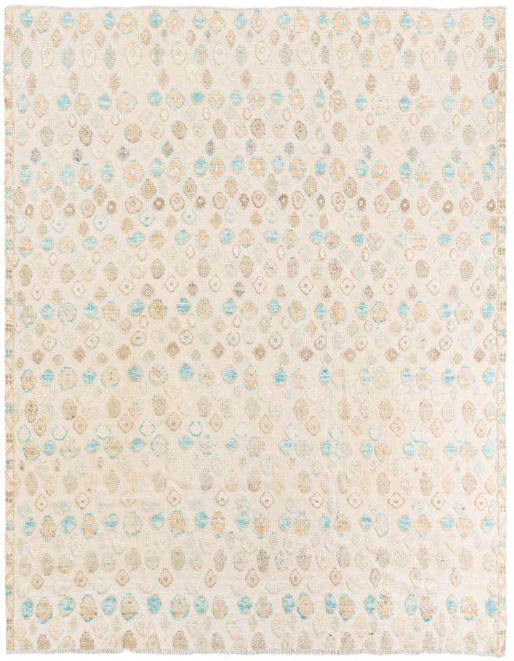 Detail image of 8' 8 x 8' 10 Hand Knotted Darya Wool Square Rug
