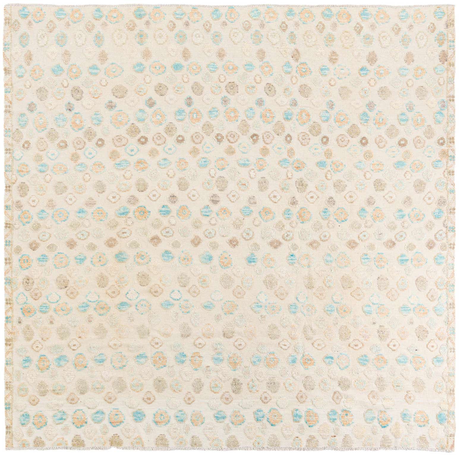 8' 8 x 8' 10 Hand Knotted Darya Wool Square Rug