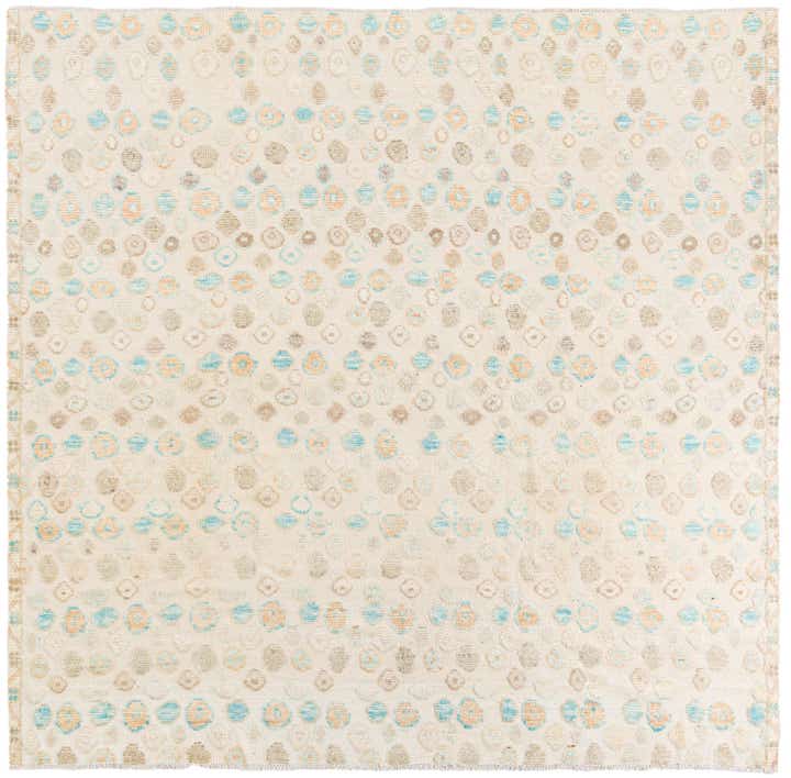 8' 8 x 8' 10 Hand Knotted Darya Wool Square Rug