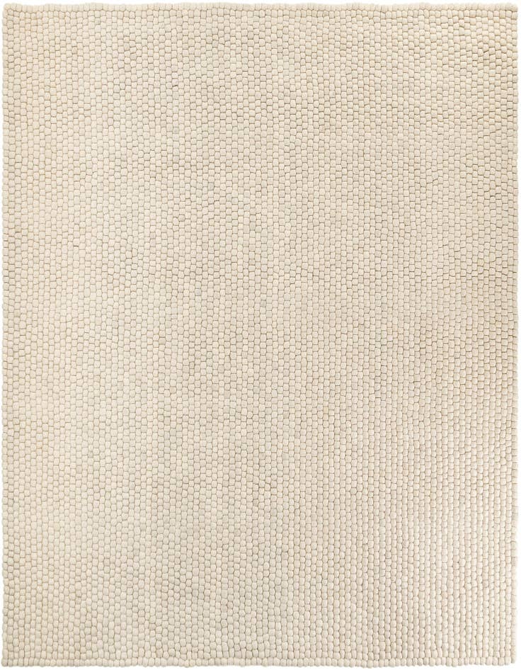 Detail image of 10' x 10' Felt Ball Wool Square Rug