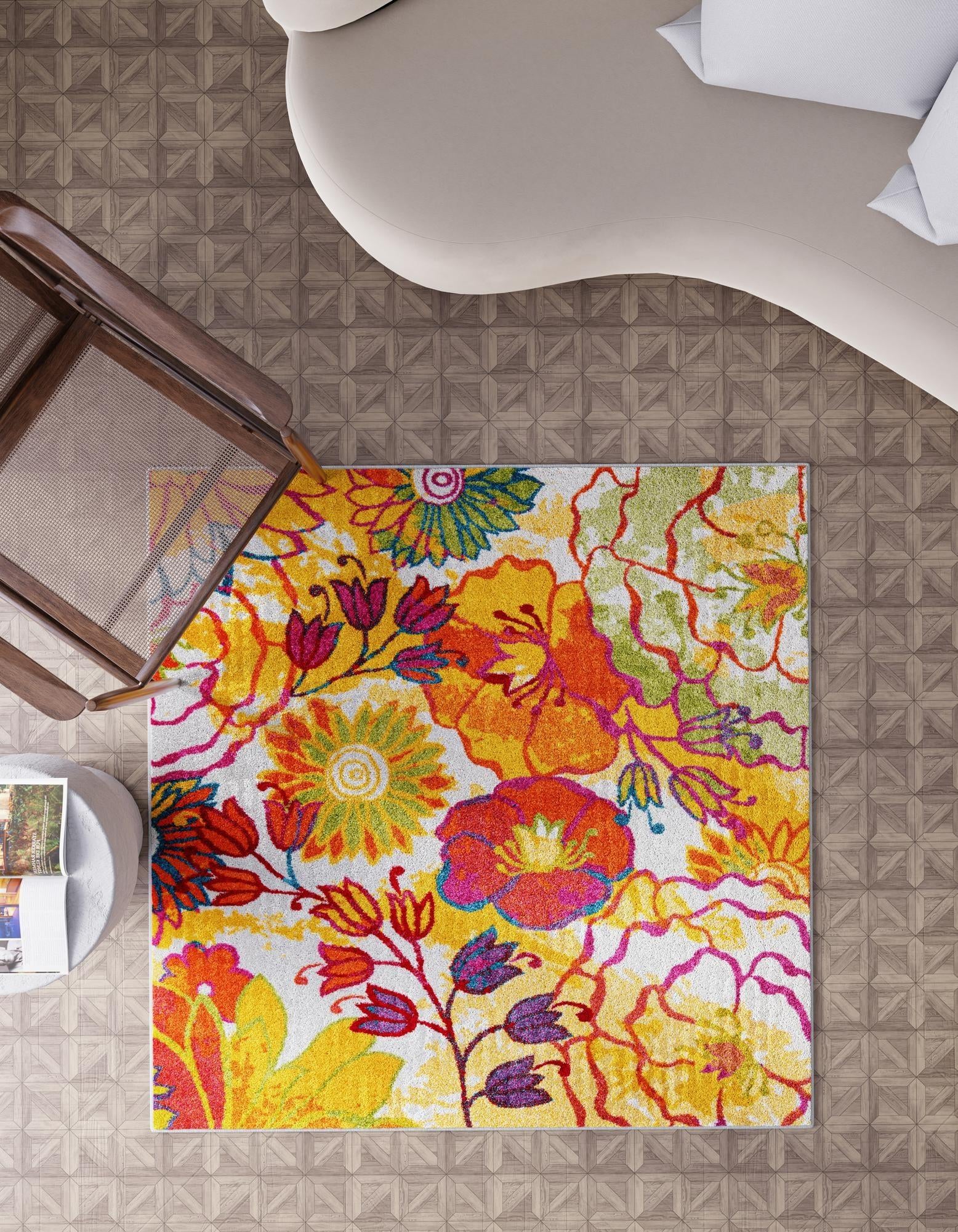 7' 10 x 7' 10 Florence Square Rug