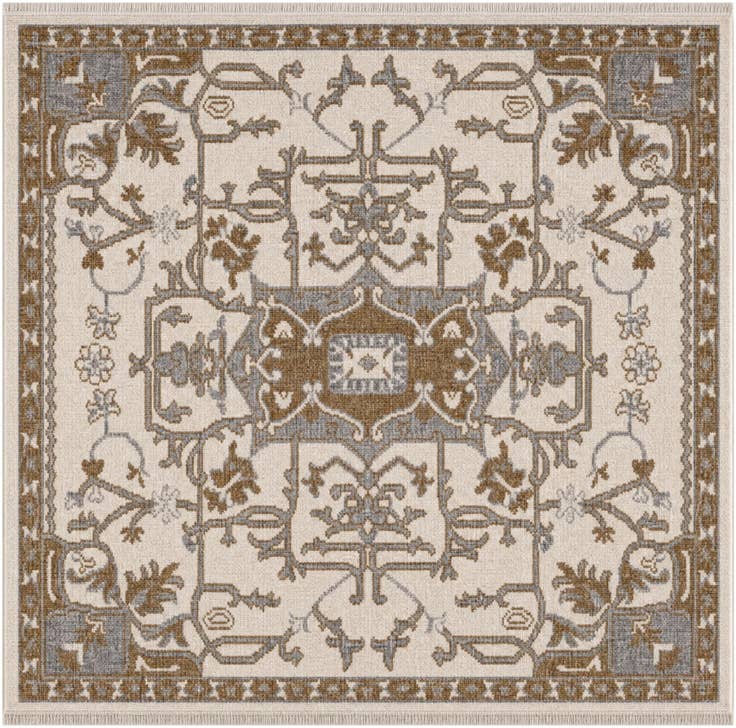 Detail image of 5' x 5' Grand Tradition Square Rug