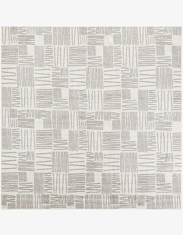 Ivory Hanahan Square Rug