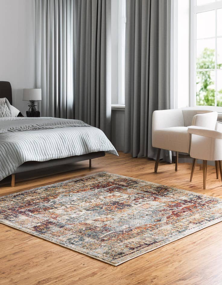 Detail image of 7' 10 x 7' 10 Isabella Square Rug