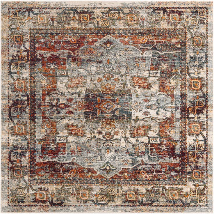 Detail image of 7' 10 x 7' 10 Isabella Square Rug