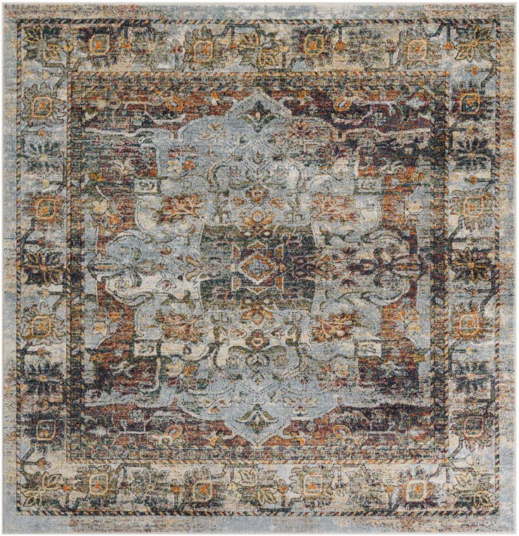 Detail image of 7' x 7' Isabella Square Rug