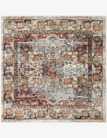 Ivory Isabella Square Rug