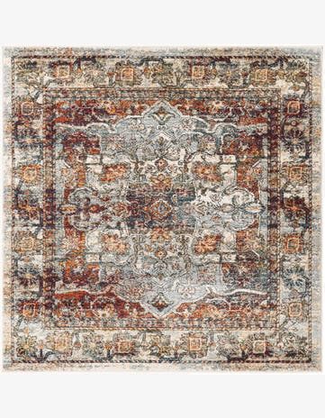 Ivory Isabella Square Rug