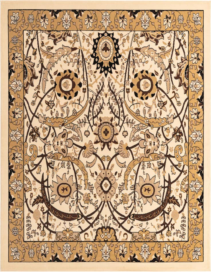 Detail image of 7' 10 x 7' 10 Isfahan Design Square Rug