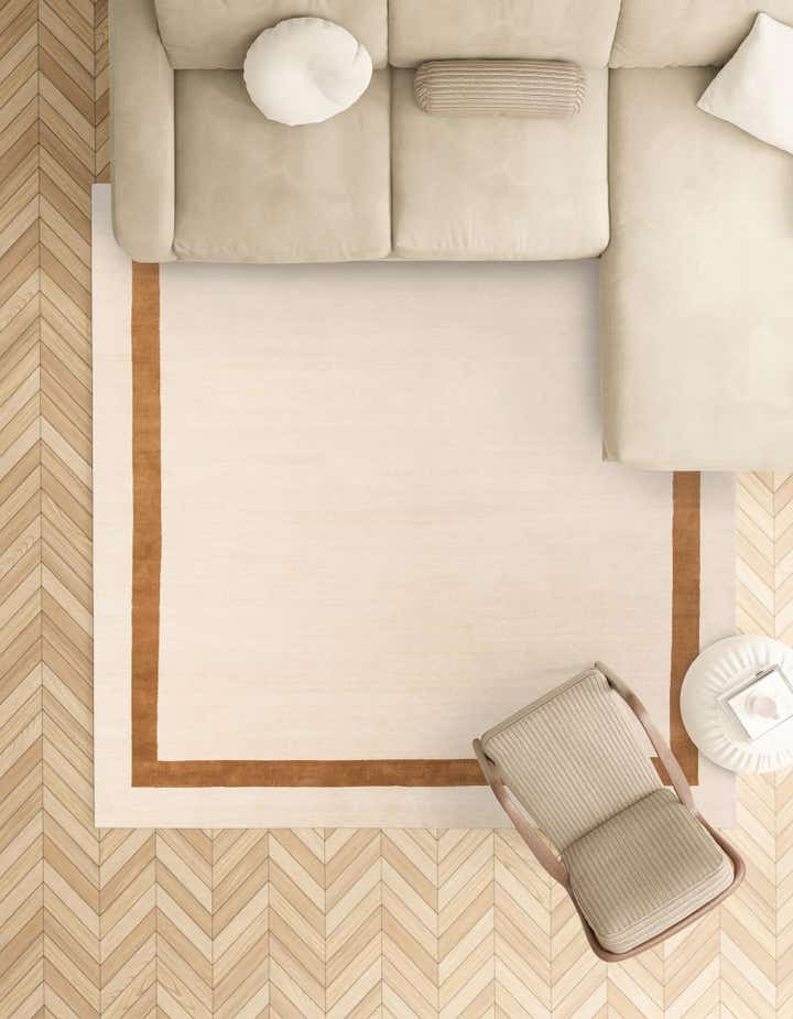 7' 10 x 7' 10 Jill Zarin Border Wool Square Rug