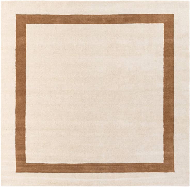 Detail image of 7' 10 x 7' 10 Jill Zarin Border Wool Square Rug
