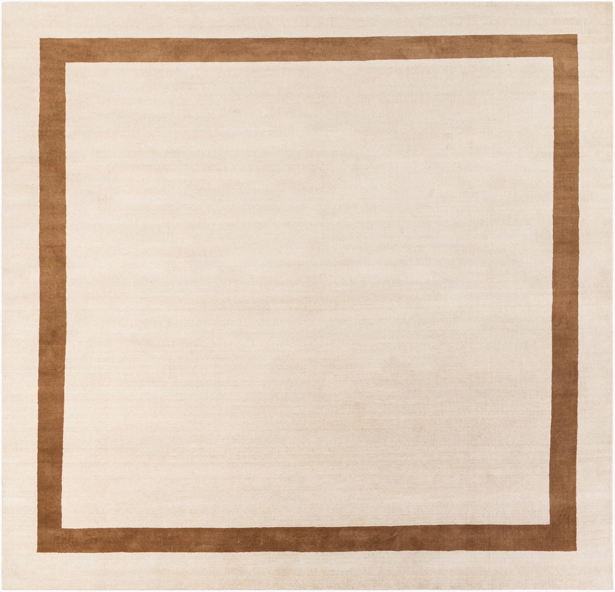 10' x 10' Jill Zarin Border Wool Square Rug