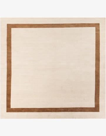 10' x 10' Jill Zarin Border Wool Square Rug