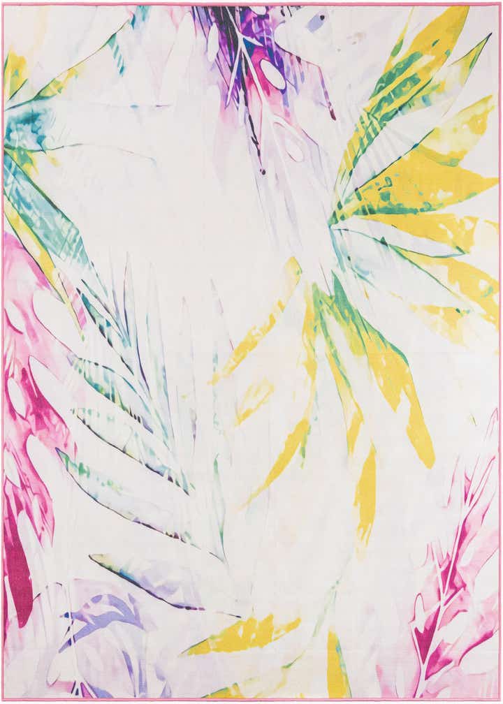7' 10 x 7' 10 Easy-Clean Jill Zarin Caribbean Indoor / Outdoor Square Rug