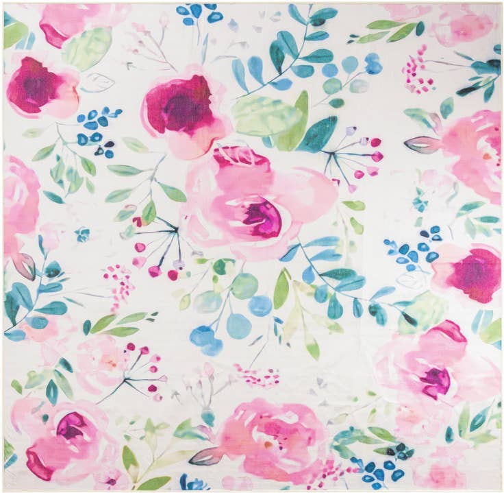 Detail image of 10' x 10' Easy-Clean Jill Zarin Caribbean Indoor / Outdoor Square Rug