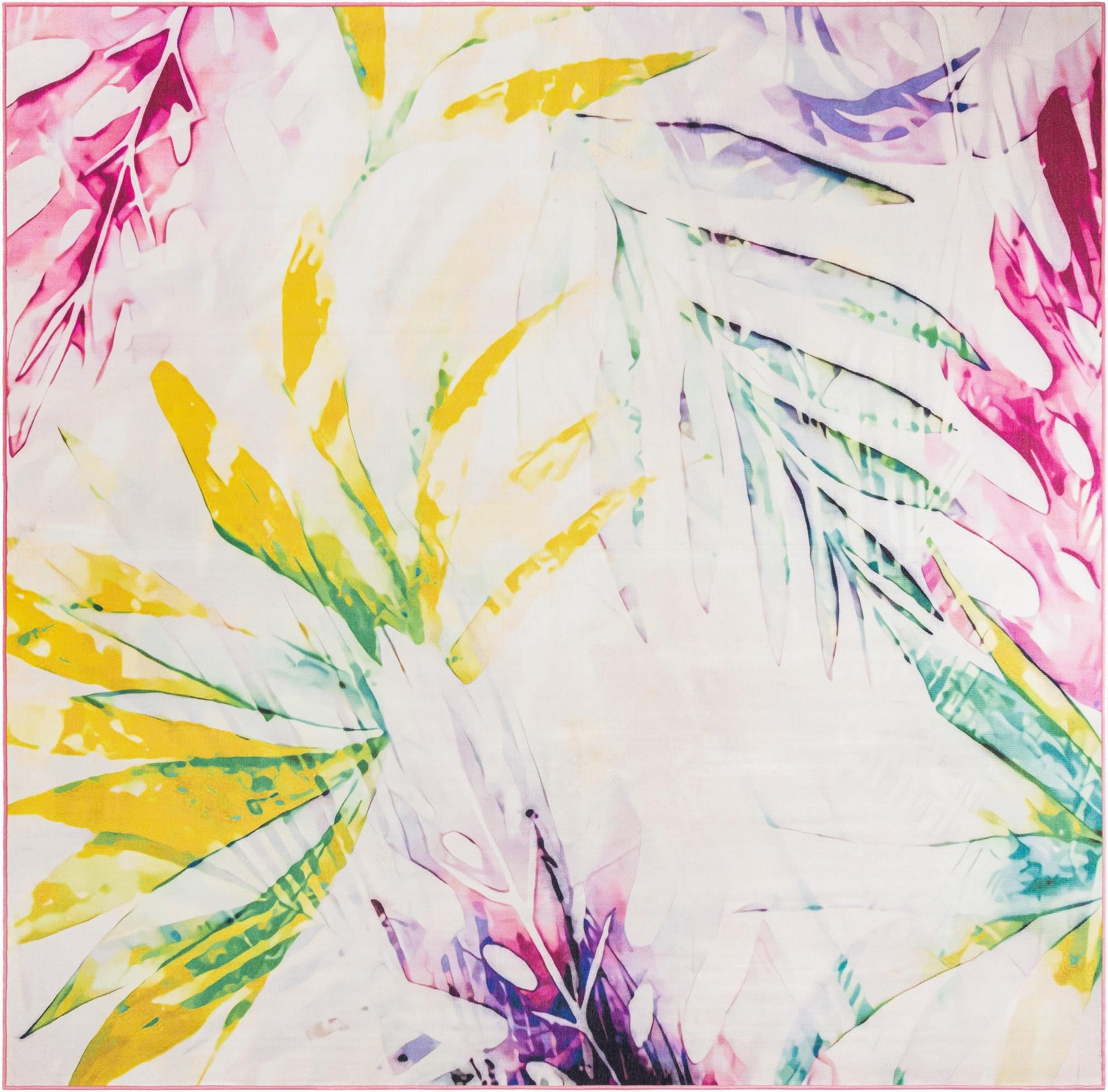 10' x 10'  Washable Jill Zarin Caribbean Indoor / Outdoor Square Rug