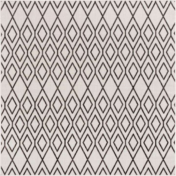 7' 10 x 7' 10 Easy-Clean Jill Zarin Turks and Caicos Indoor / Outdoor Square Rug