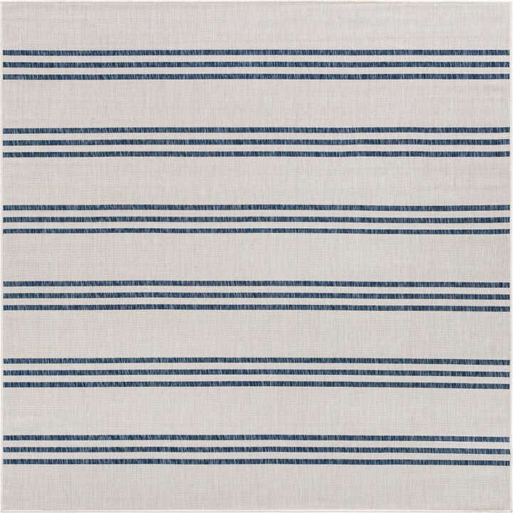 7' 10 x 7' 10 Easy-Clean Jill Zarin Anguilla Indoor / Outdoor Square Rug