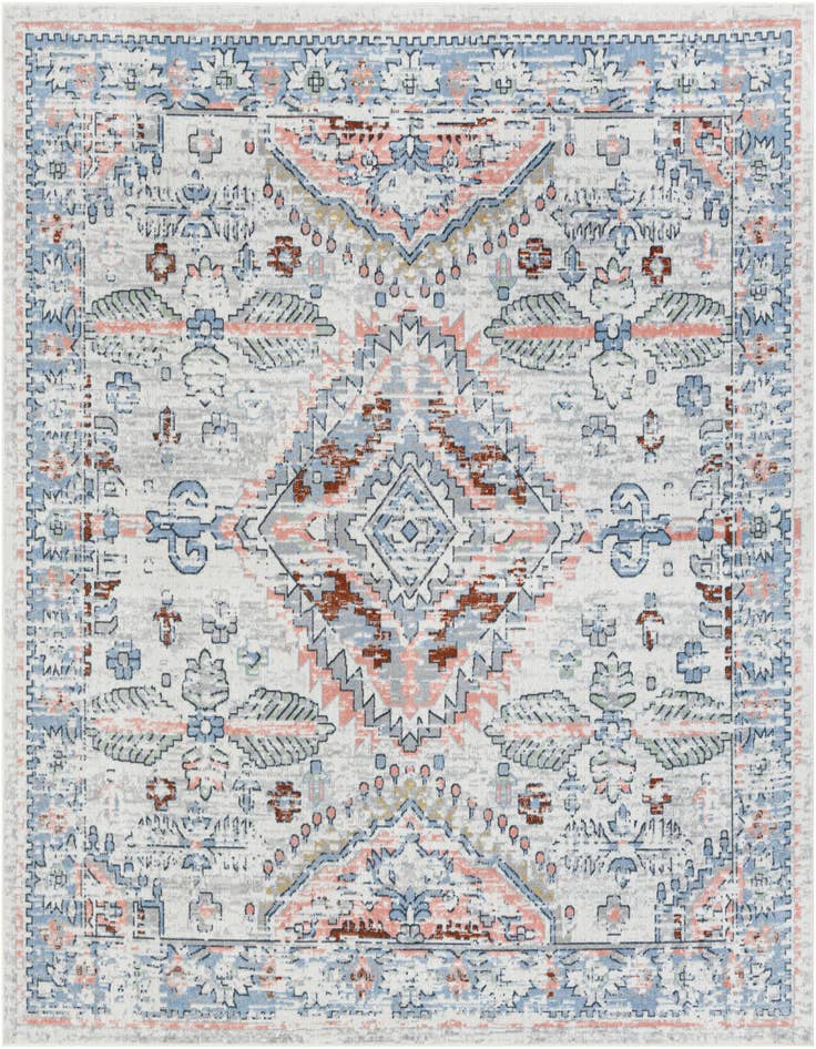 Detail image of 7' 10 x 7' 10 Kamala Washable Square Rug