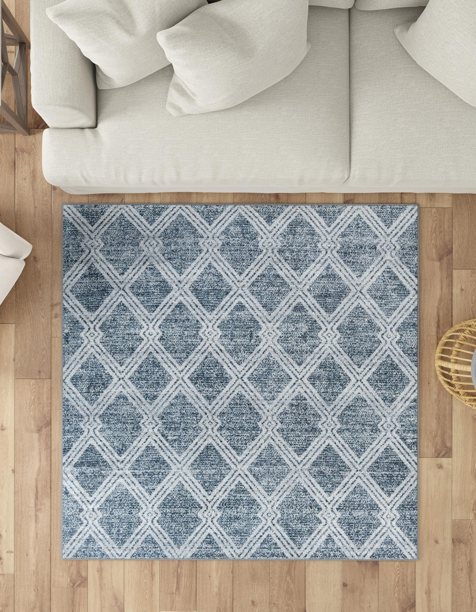 5' 3 x 5' 3 Kamala Washable Square Rug