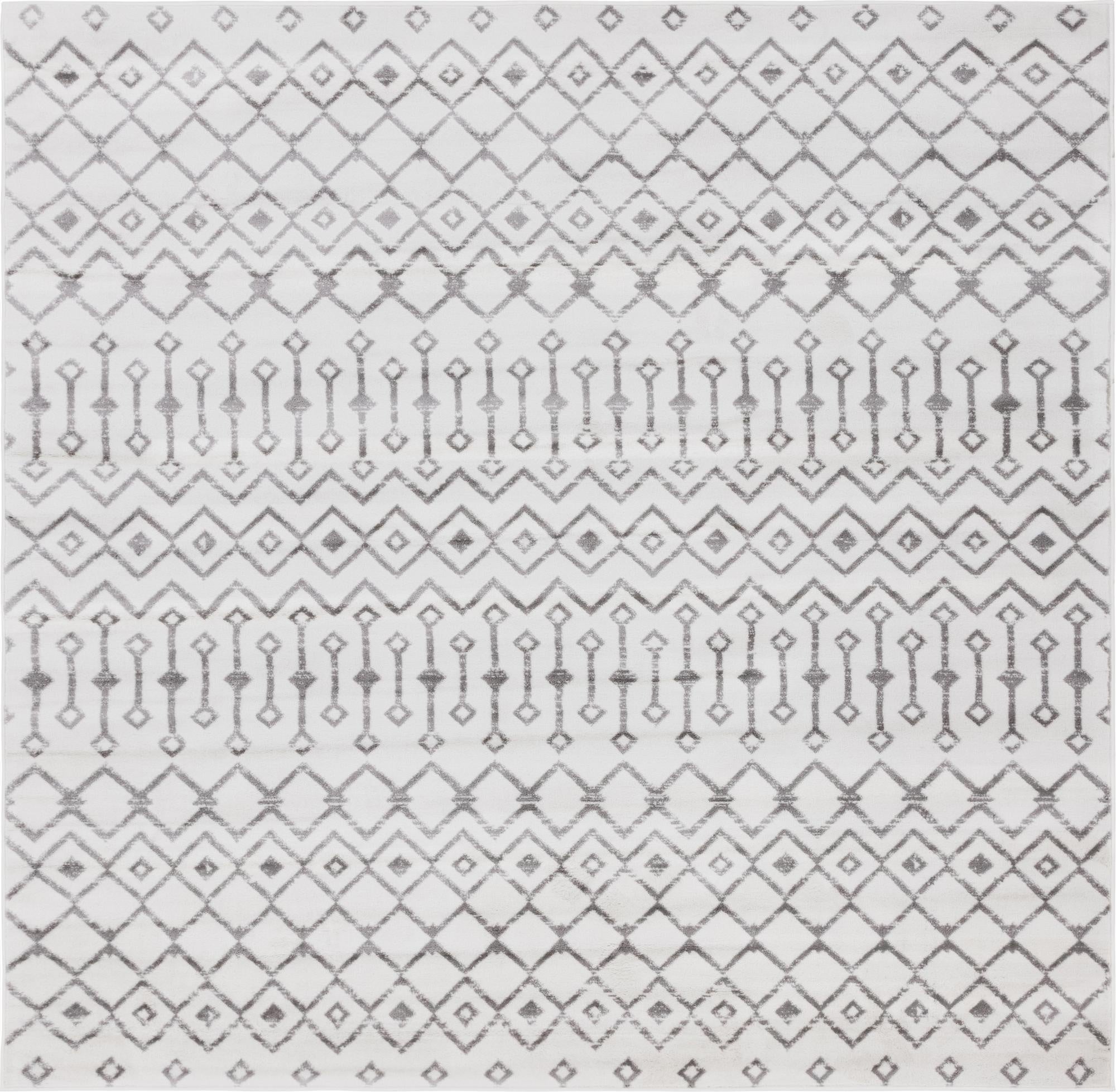 7' 10 x 7' 10 Kasbah Trellis Square Rug