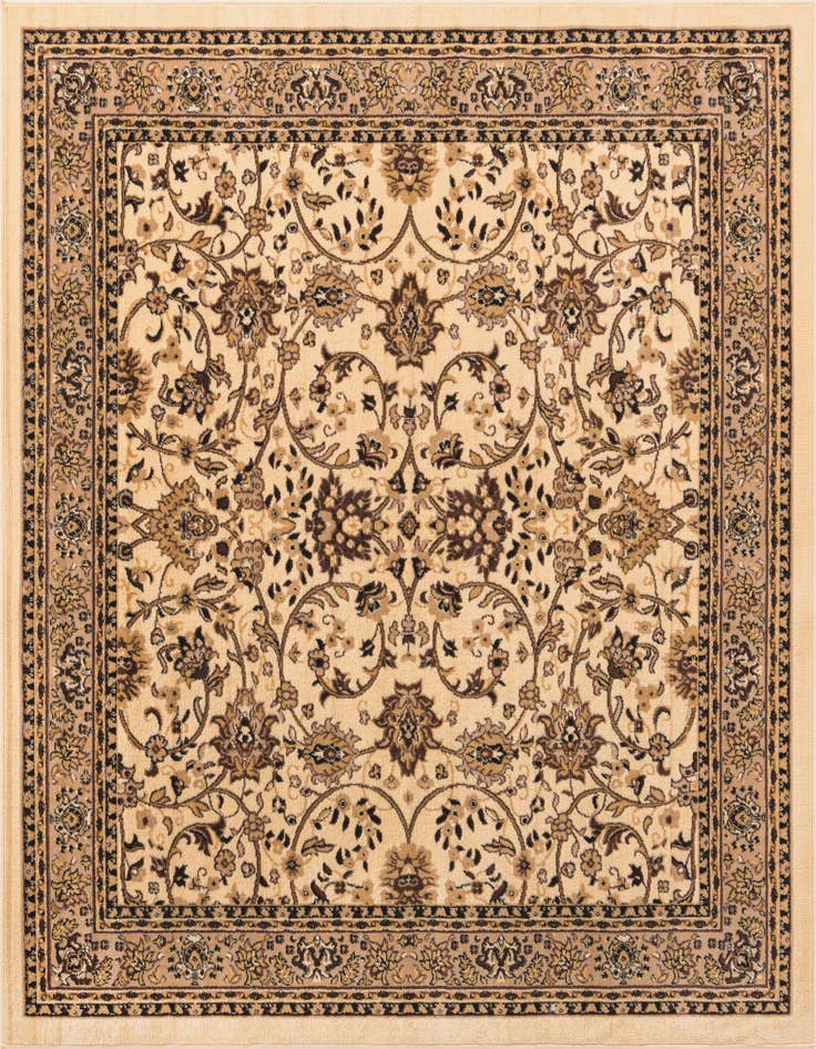 Detail image of 7' 10 x 7' 10 Kashan Design Square Rug