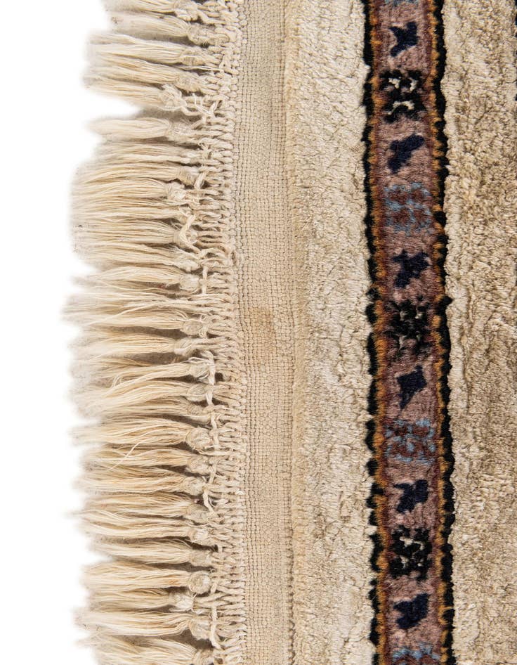 Detail image of 2' 11 x 3'  Hand Knotted Kashmir Oriental Square Rug