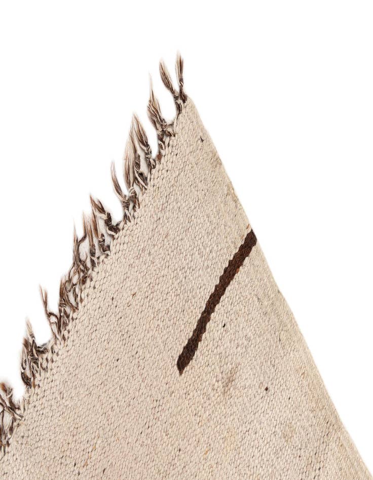 Detail image of 7' 9 x 8' 10 Hand Woven Kilim Dhurrie Wool Square Rug