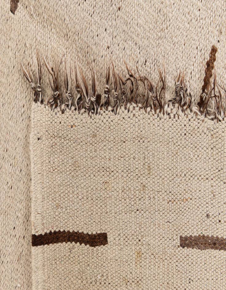 Detail image of 7' 9 x 8' 10 Hand Woven Kilim Dhurrie Wool Square Rug