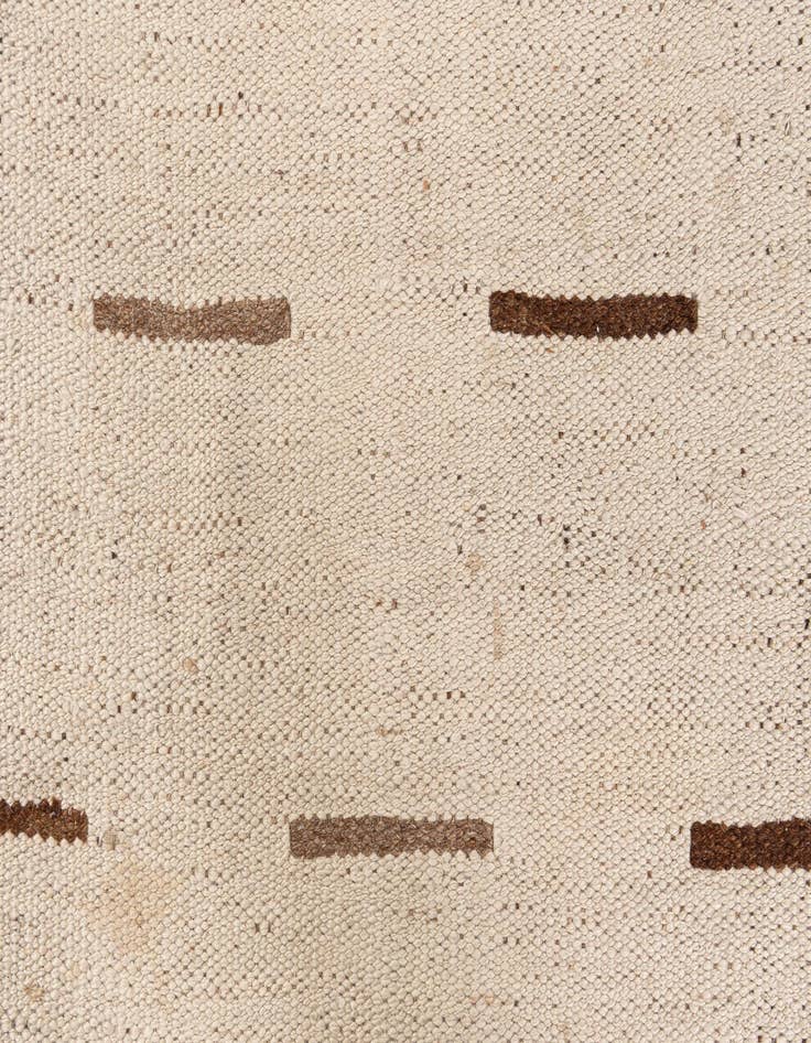 Detail image of 7' 9 x 8' 10 Hand Woven Kilim Dhurrie Wool Square Rug