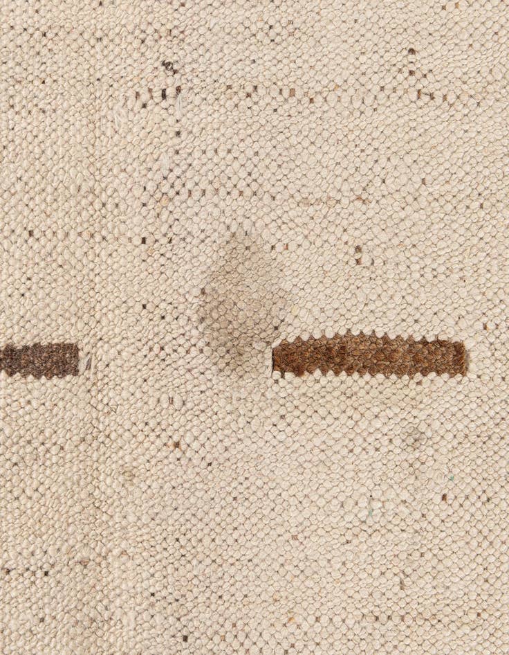 Detail image of 7' 9 x 8' 10 Hand Woven Kilim Dhurrie Wool Square Rug